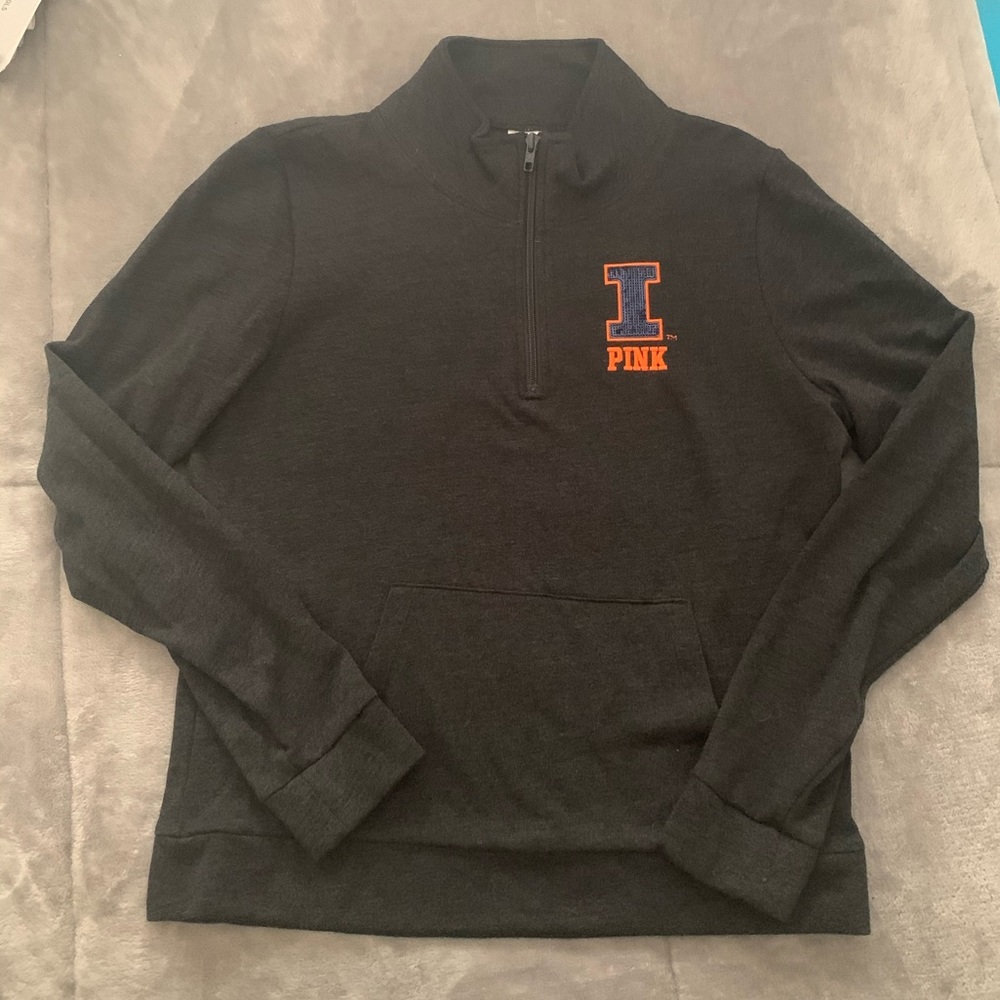 Pink size large college sweatshirt new never worn